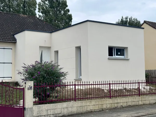 Création d'une extension d'un pavillon 25m²